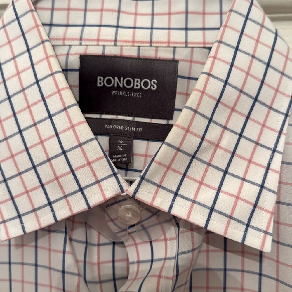 Like New Bonobos Daily Grind Wrinkle Free Dress Shirt - Picture 3 of 3